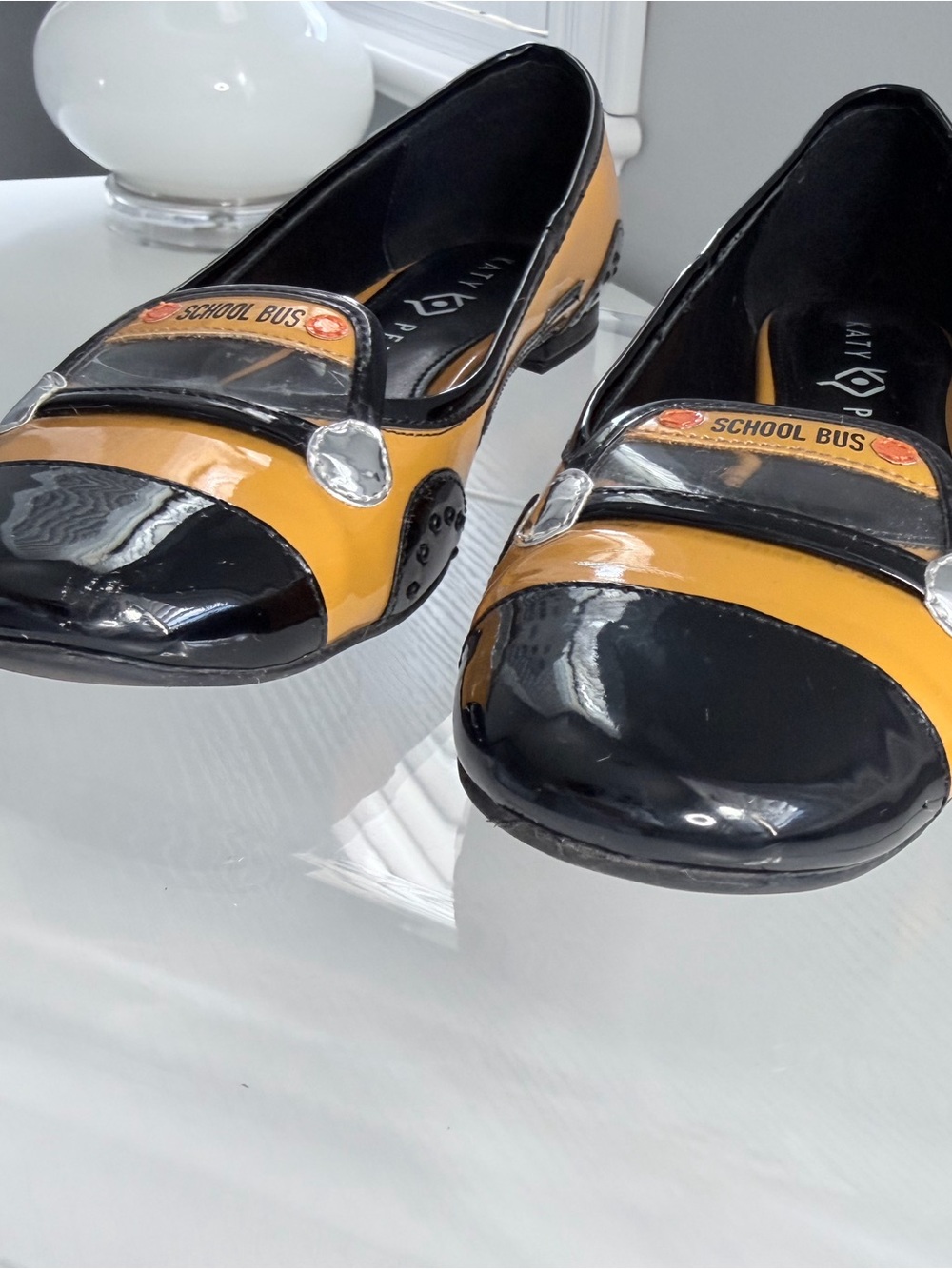Katy Perry Ballet Flats 6.5 Skool Boy ballet flat, in great condition - Picture 3 of 12